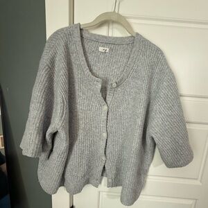 Aerie Short Sleeve Cardigan